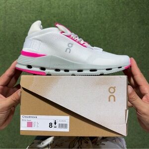 On Running Cloudnova White Pearl Brown